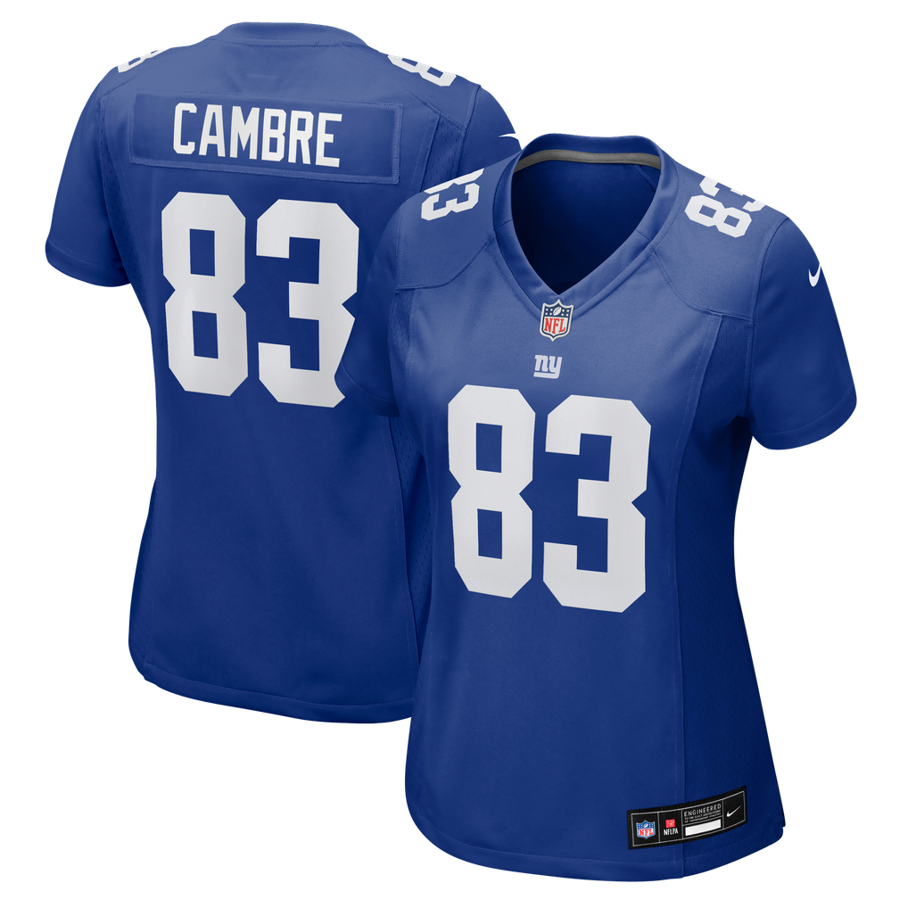 Women's New York Giants Dalen Cambre Nike  Royal Team Game Jersey - Image 1