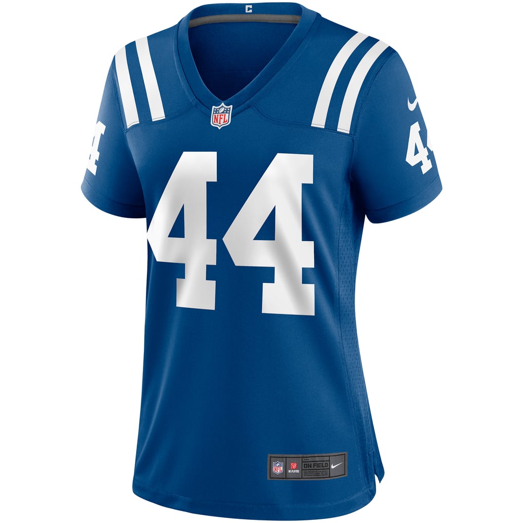 Women's Indianapolis Colts Dallas Clark Nike Royal Game Retired Player Jersey - Image 3