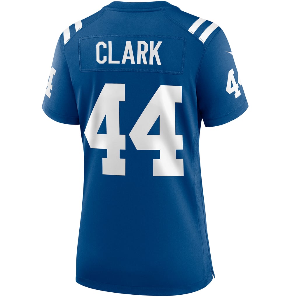 Women's Indianapolis Colts Dallas Clark Nike Royal Game Retired Player Jersey - Image 4