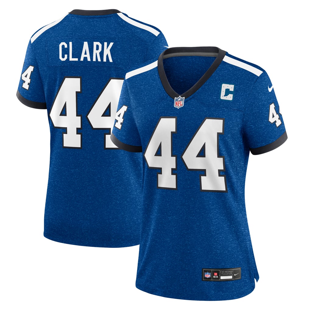 Women's Indianapolis Colts Dallas Clark Nike Royal Indiana Nights Alternate Game Jersey - Image 2