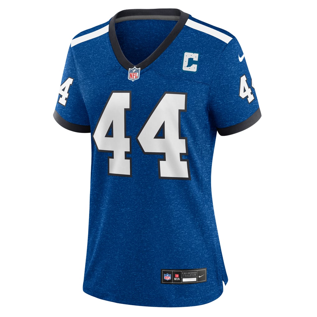 Women's Indianapolis Colts Dallas Clark Nike Royal Indiana Nights Alternate Game Jersey - Image 3