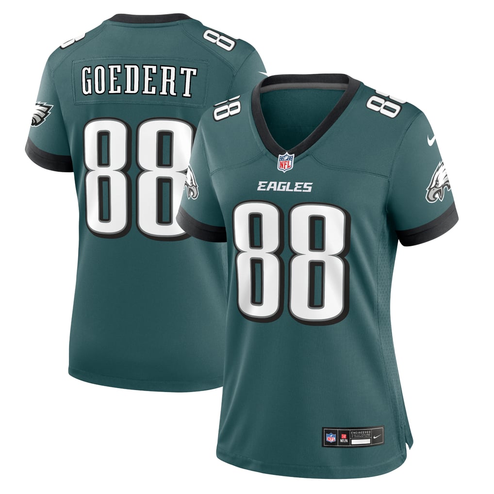 Women's Philadelphia Eagles Dallas Goedert Nike Midnight Green Team Game Jersey - Image 2
