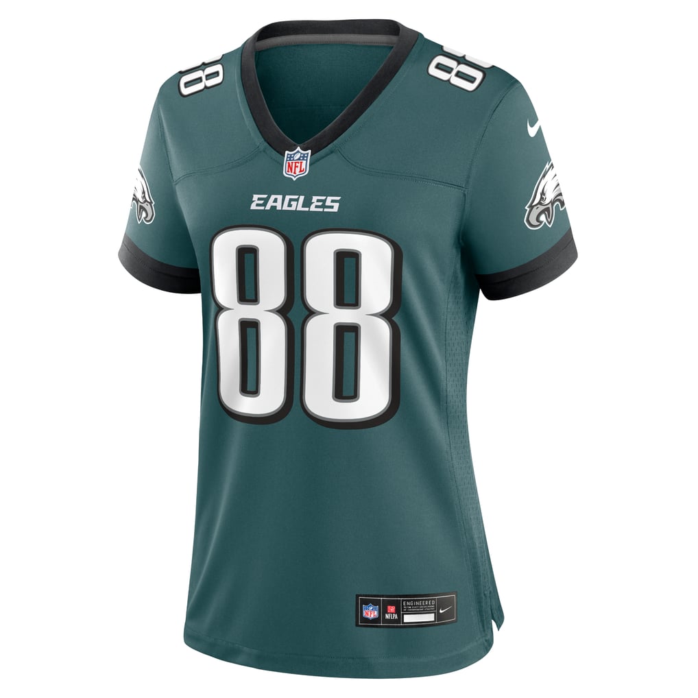 Women's Philadelphia Eagles Dallas Goedert Nike Midnight Green Team Game Jersey - Image 3