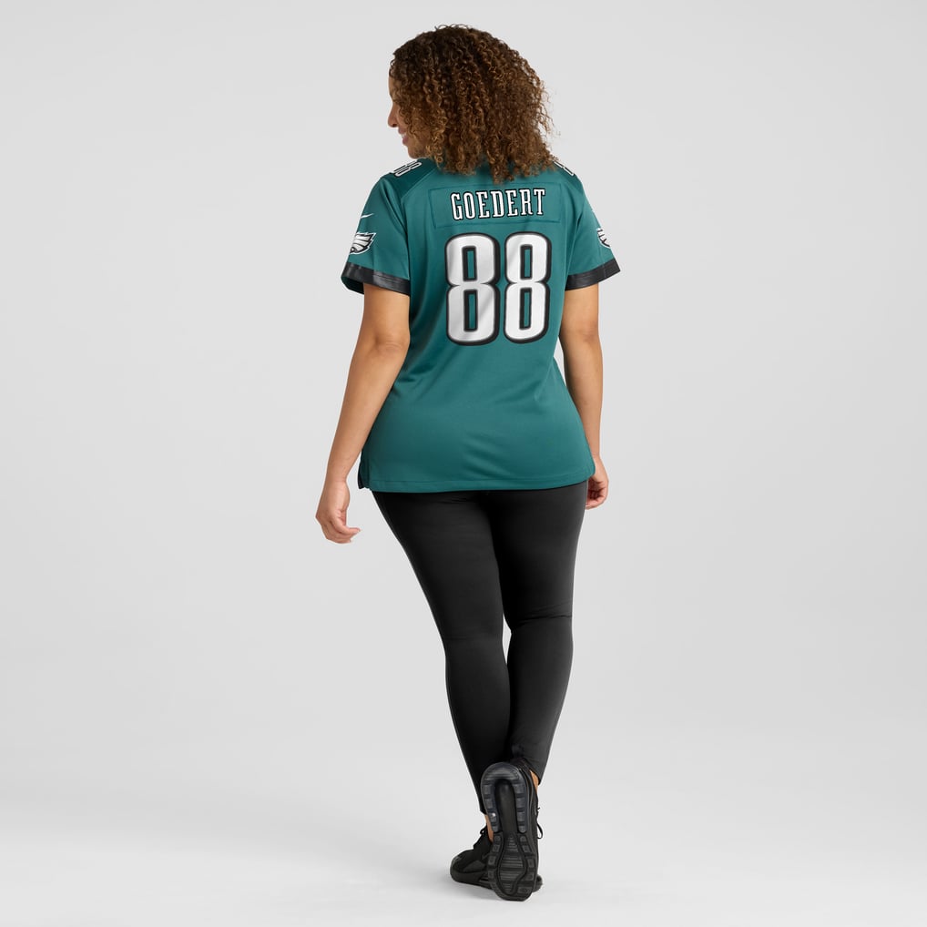 Women's Philadelphia Eagles Dallas Goedert Nike Midnight Green Team Game Jersey - Image 8