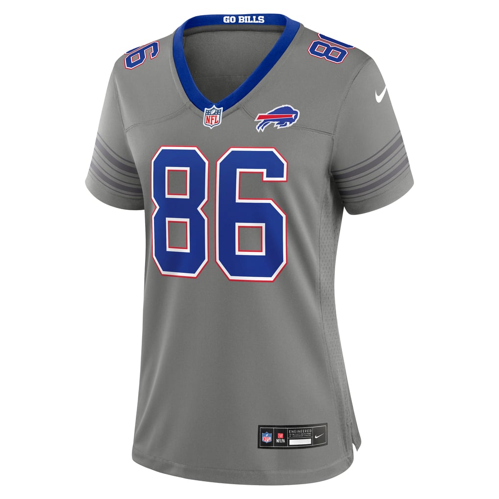 Women's Buffalo Bills Dalton Kincaid Nike Gray Nickel City Game Jersey - Image 3