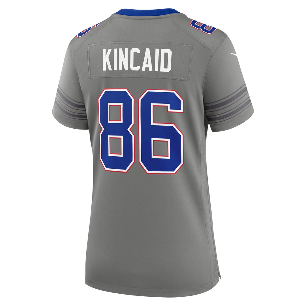 Women's Buffalo Bills Dalton Kincaid Nike Gray Nickel City Game Jersey - Image 4