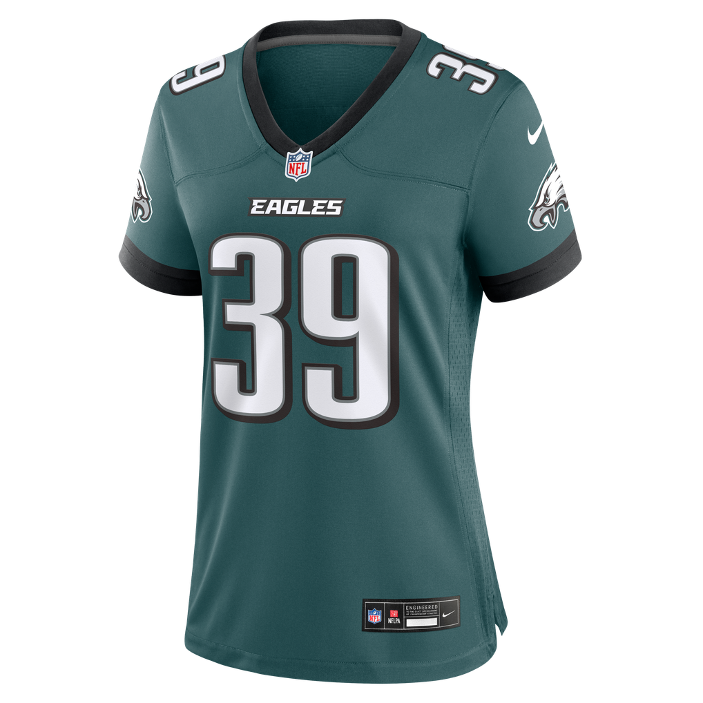 Women's Philadelphia Eagles Dameon Pierce Nike Midnight Green Team Game Jersey - Image 3