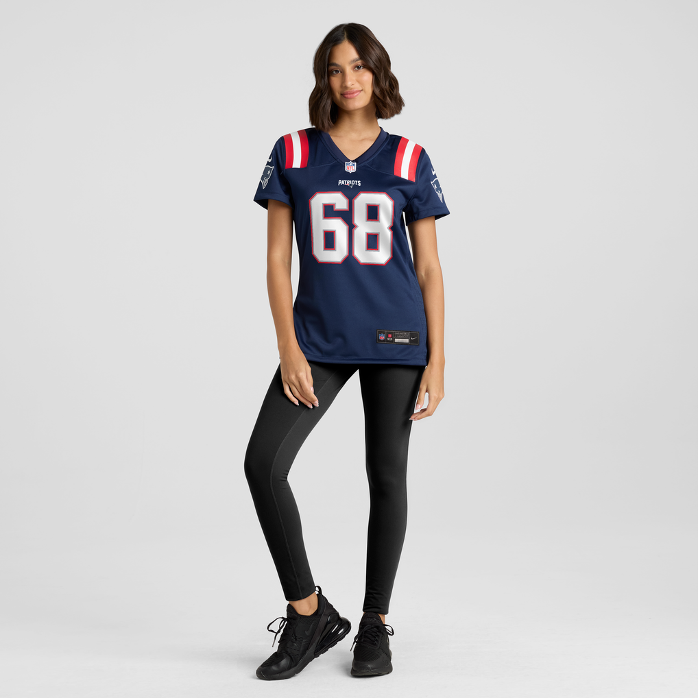 Women's New England Patriots Dametrious Crownover Nike Navy Team Game Jersey - Image 3