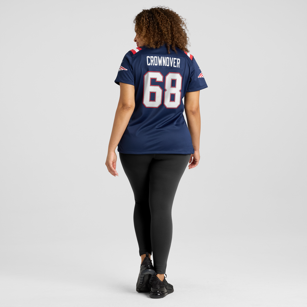Women's New England Patriots Dametrious Crownover Nike Navy Team Game Jersey - Image 6
