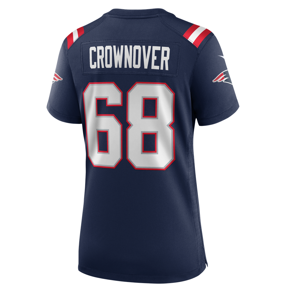 Women's New England Patriots Dametrious Crownover Nike Navy Team Game Jersey - Image 8