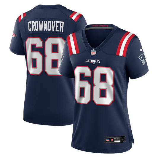 Women's New England Patriots Dametrious Crownover Nike Navy Team Game Jersey - Image 1