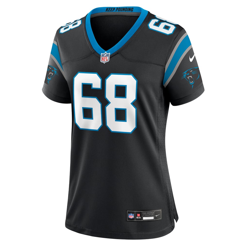 Women's Carolina Panthers Damien Lewis Nike Black Game Jersey - Image 3