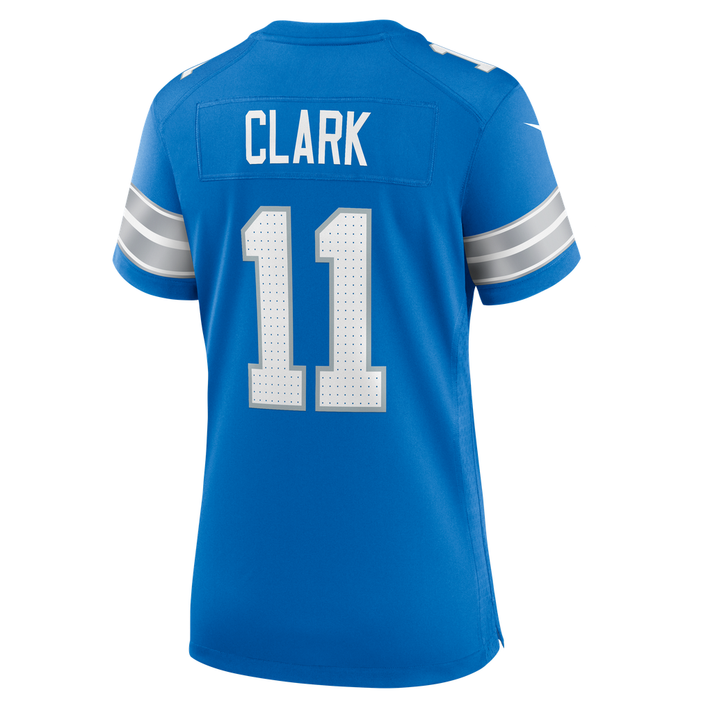 Women's Detroit Lions Damone Clark Nike  Blue Team Game Jersey - Image 4