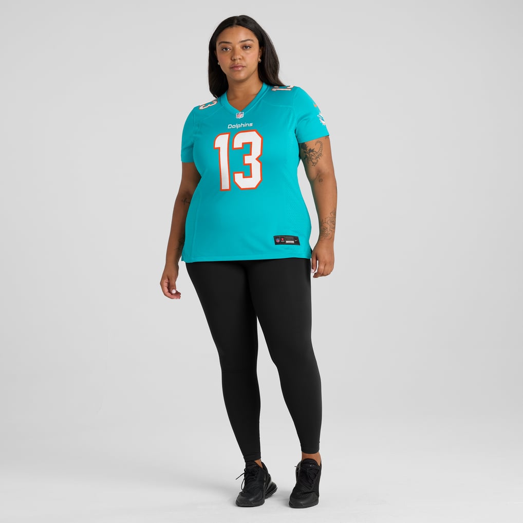 Women's Miami Dolphins Dan Marino Nike Aqua Game Retired Player Jersey - Image 7