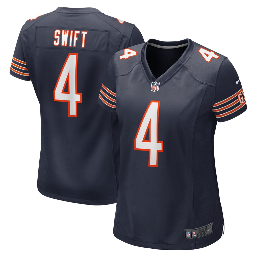 Women's Chicago Bears D'Andre Swift Nike Navy Game Jersey - Image 1