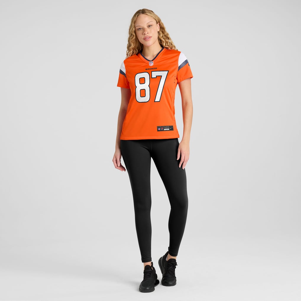 Women's Denver Broncos Dane Key Nike Orange Team Game Jersey - Image 3
