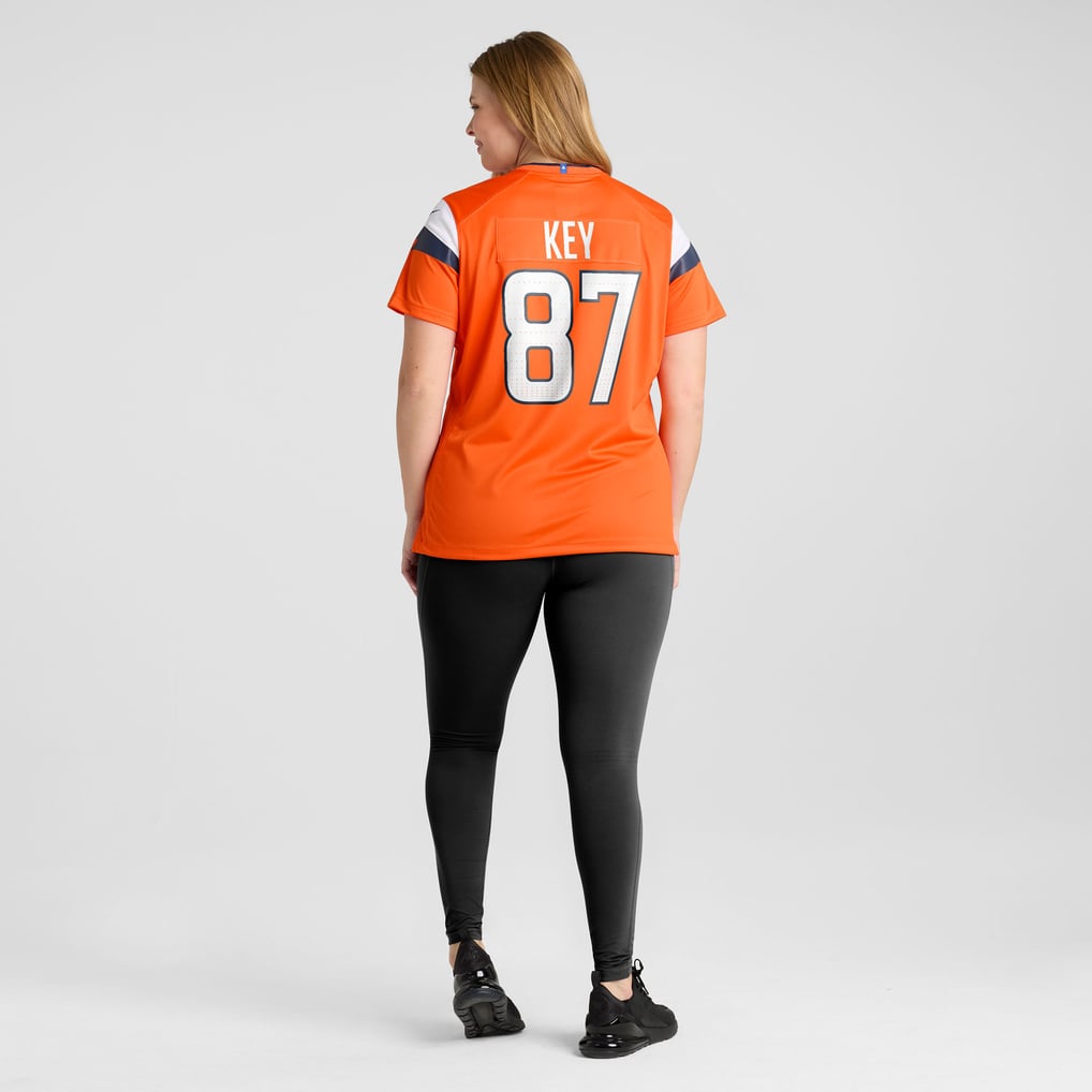 Women's Denver Broncos Dane Key Nike Orange Team Game Jersey - Image 6