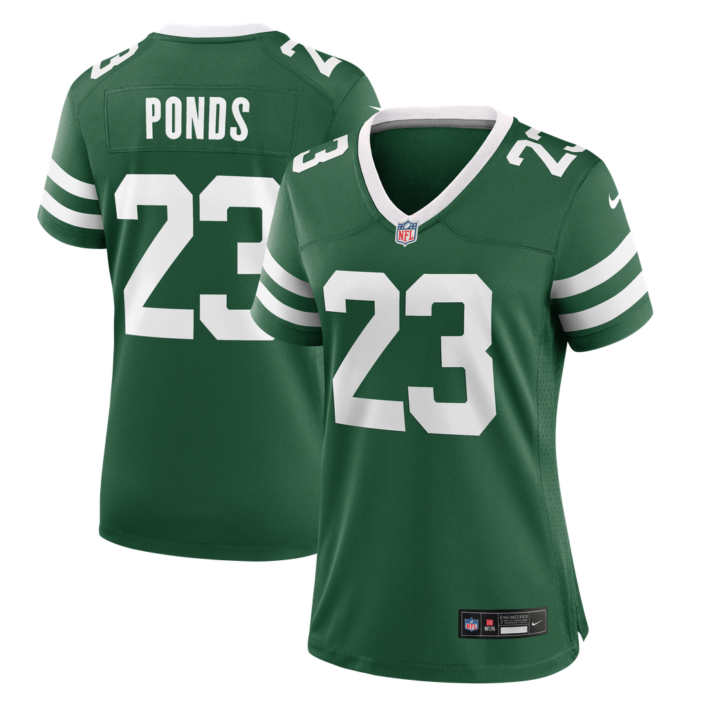 Women's New York Jets D'Angelo Ponds Nike Legacy Green Team Game Jersey - Image 2