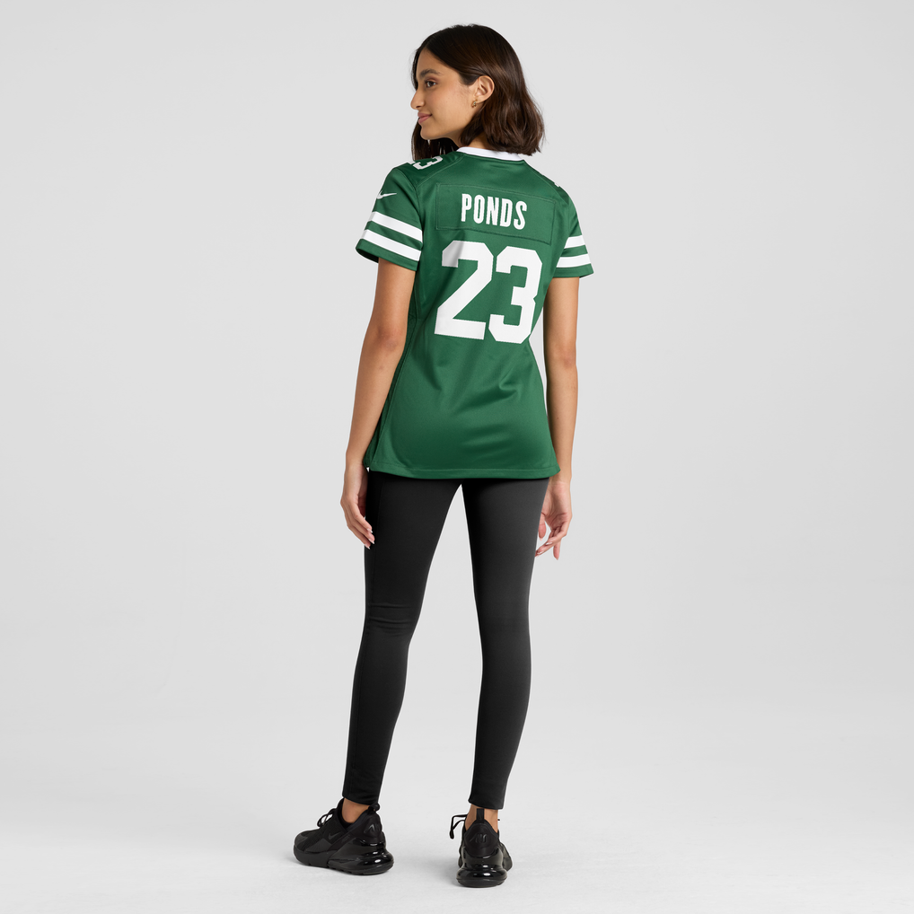 Women's New York Jets D'Angelo Ponds Nike Legacy Green Team Game Jersey - Image 4