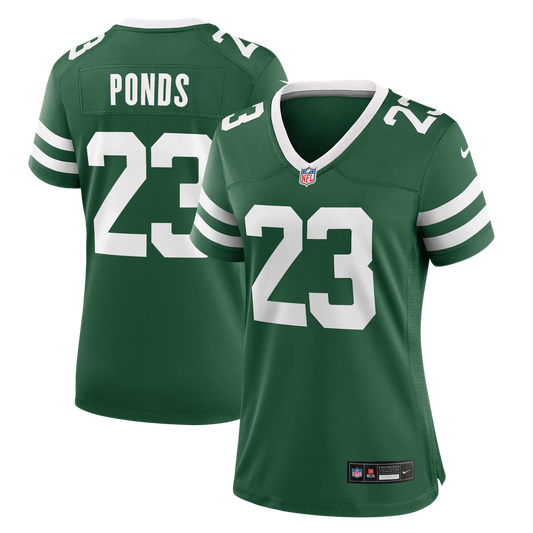 Women's New York Jets D'Angelo Ponds Nike Legacy Green Team Game Jersey - Image 1