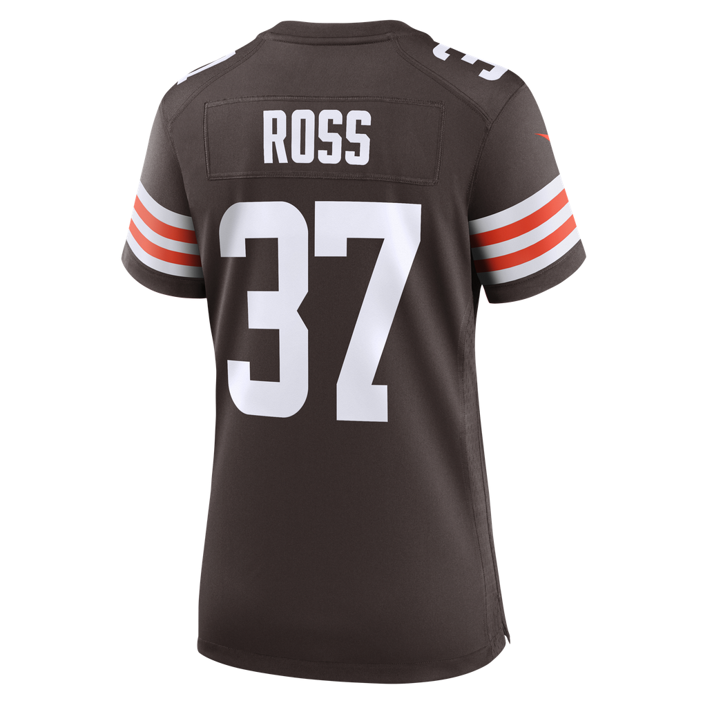 Women's Cleveland Browns D'Angelo Ross Nike Brown Team Game Jersey - Image 8
