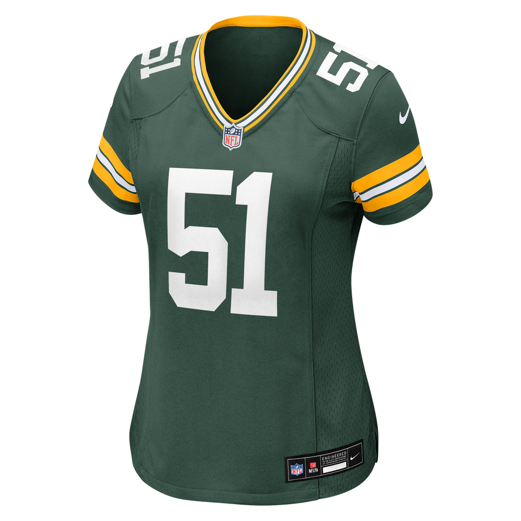 Women's Green Bay Packers Dani Dennis-Sutton Nike Green Team Game Jersey - Image 5