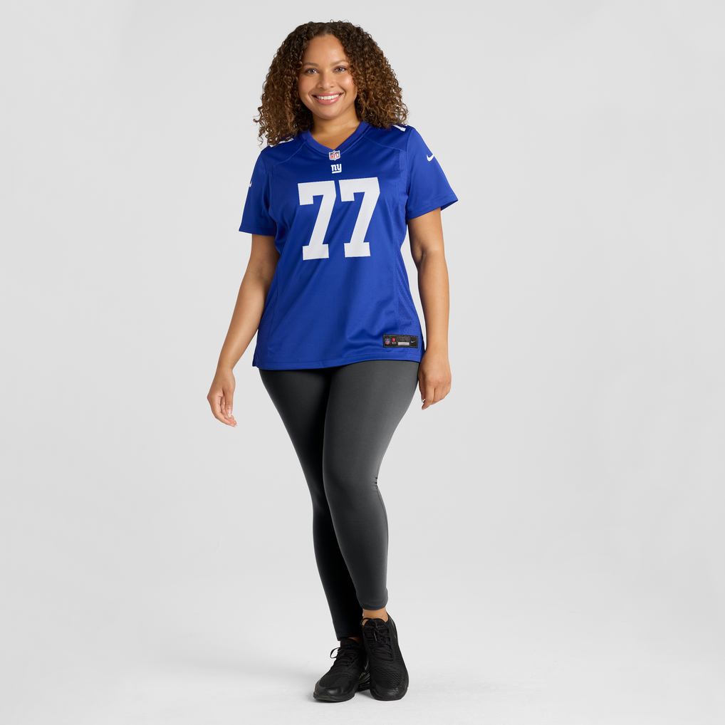 Women's New York Giants Daniel Faalele Nike Royal Team Game Jersey - Image 5
