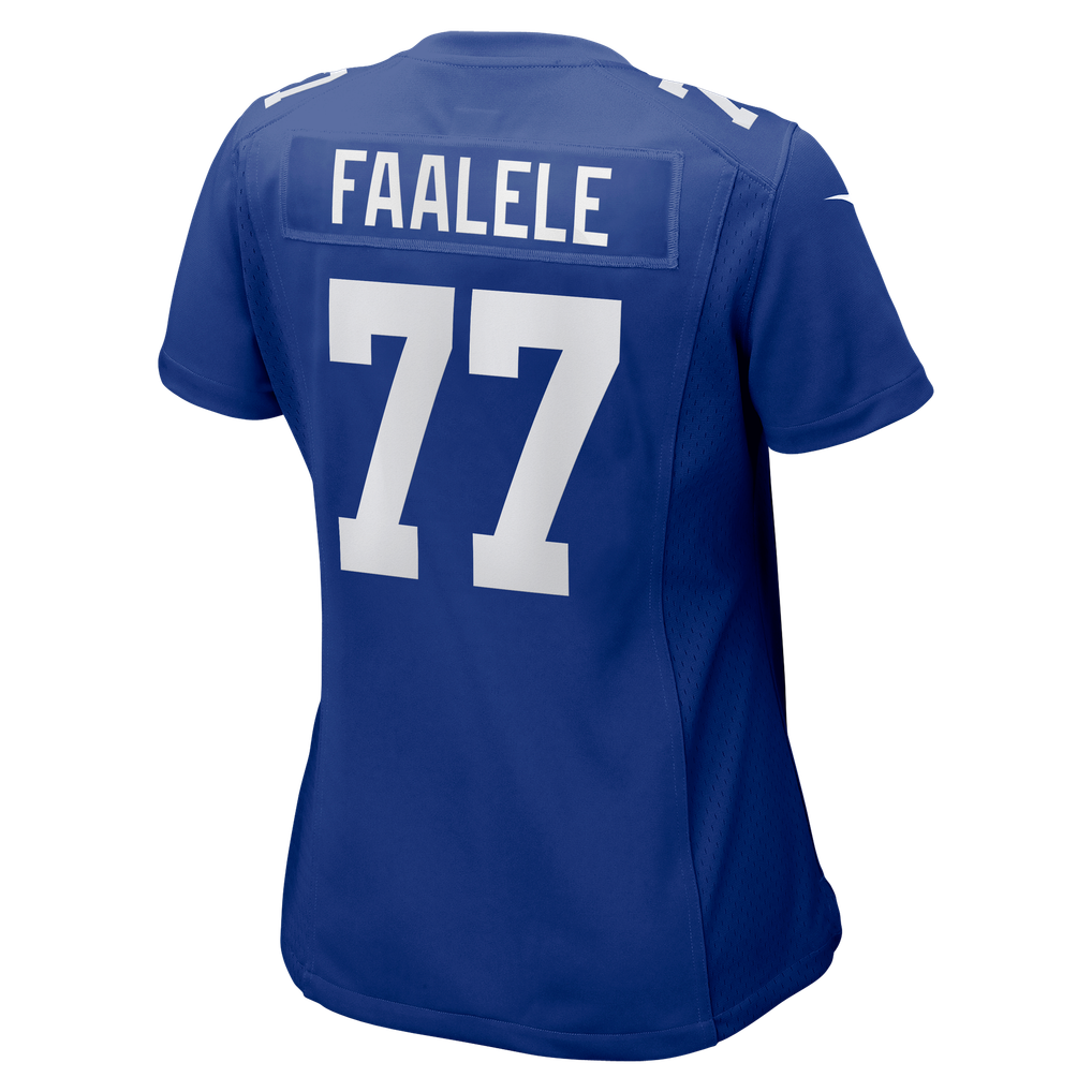 Women's New York Giants Daniel Faalele Nike Royal Team Game Jersey - Image 8