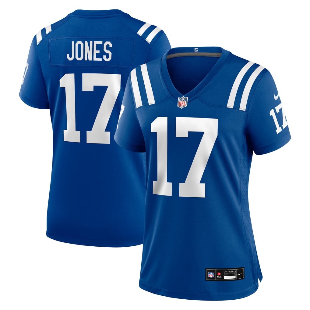 Women's Indianapolis Colts Daniel Jones Nike  Royal Team Game Jersey - Image 2