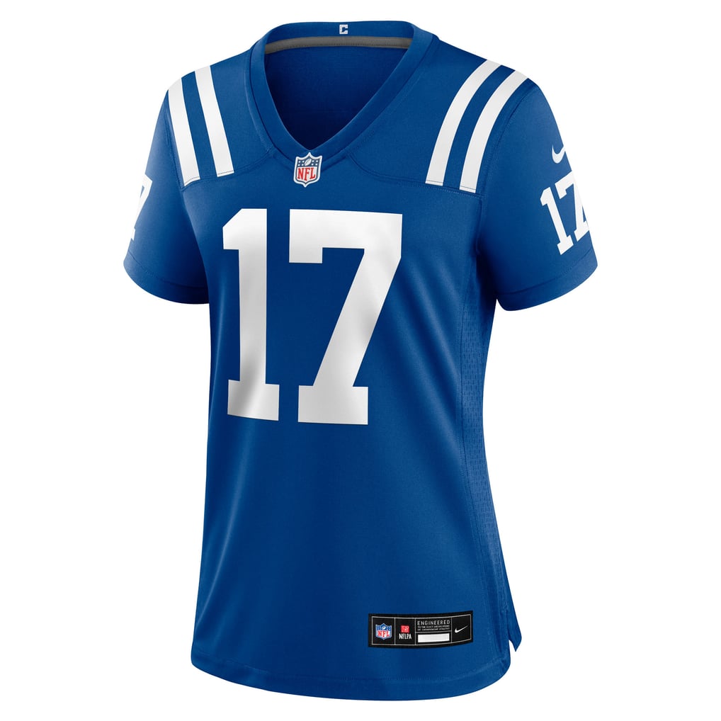 Women's Indianapolis Colts Daniel Jones Nike  Royal Team Game Jersey - Image 3