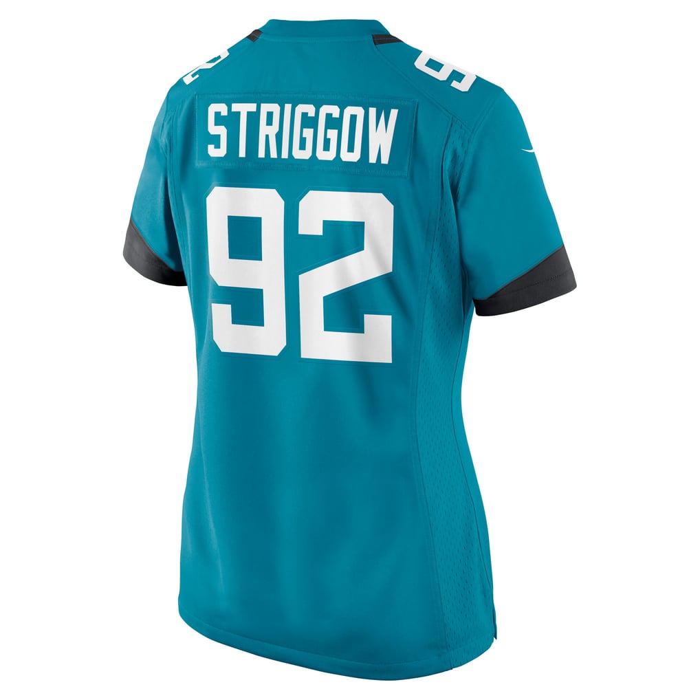 Women's Jacksonville Jaguars Danny Striggow Nike  Teal Team Game Jersey - Image 4