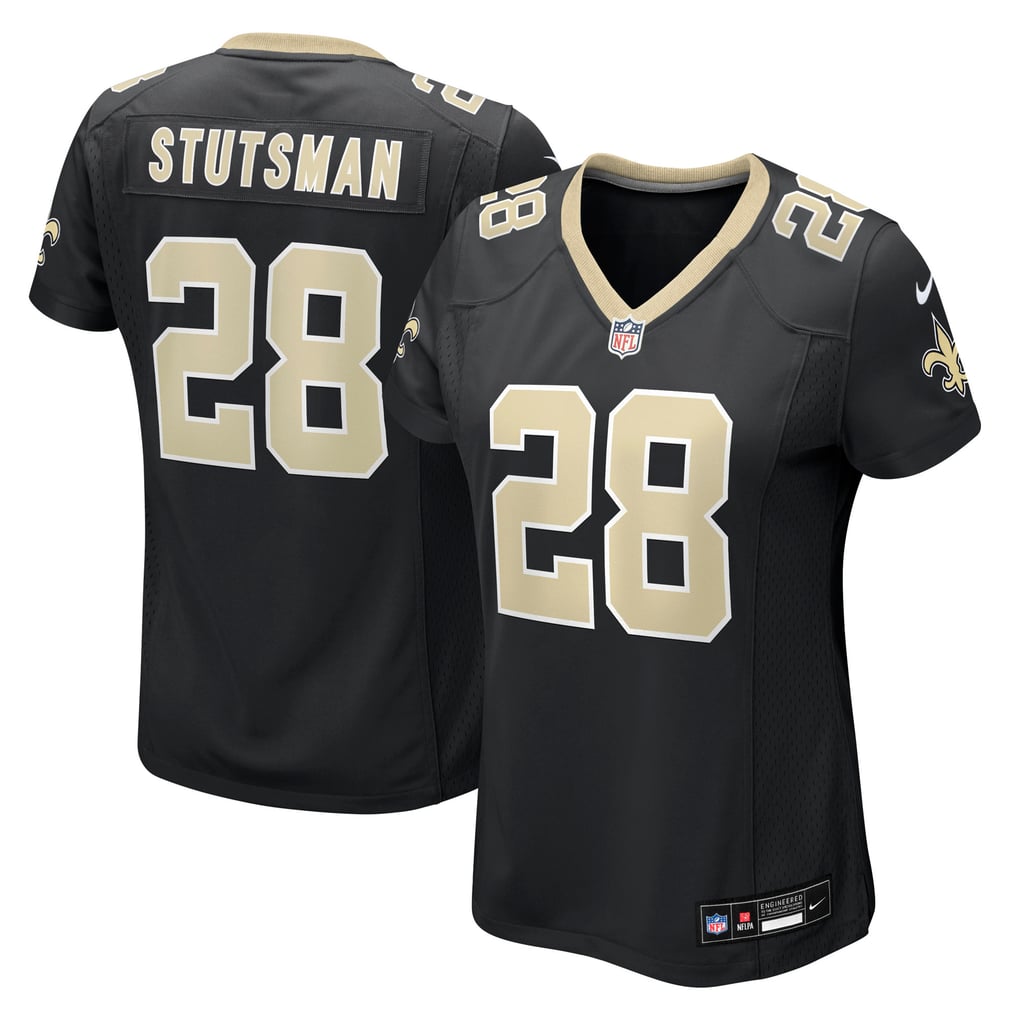 Women's New Orleans Saints Danny Stutsman Nike  Black Team Game Jersey - Image 1
