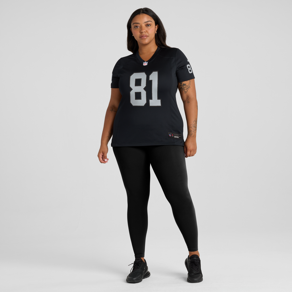 Women's Las Vegas Raiders Dareke Young Nike Black Team Game Jersey - Image 5