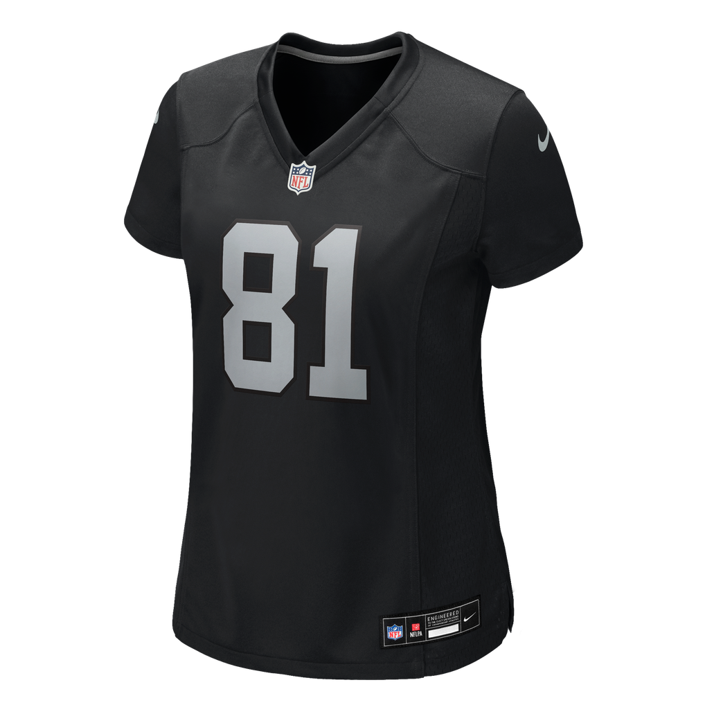 Women's Las Vegas Raiders Dareke Young Nike Black Team Game Jersey - Image 7