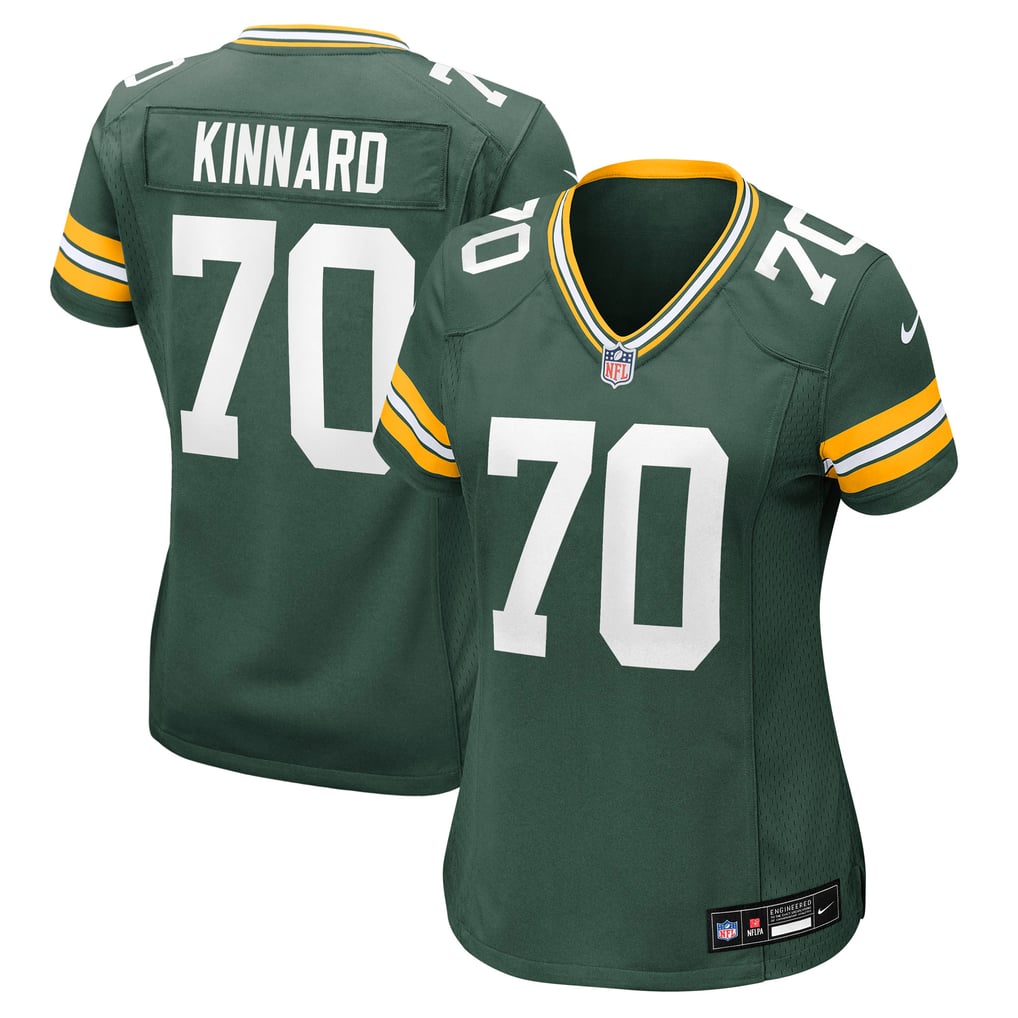 Women's Green Bay Packers Darian Kinnard Nike  Green Team Game Jersey - Image 1