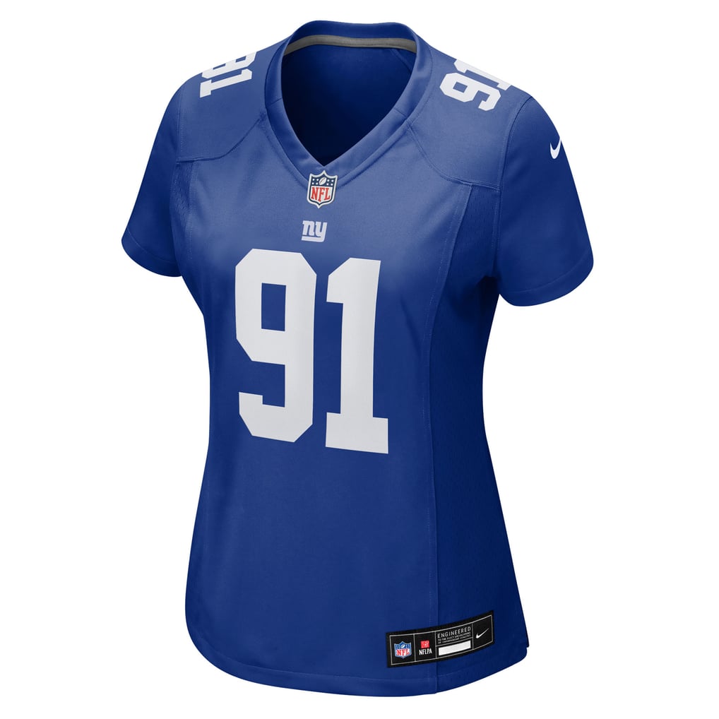 Women's New York Giants Darius Alexander Nike  Royal Team Game Jersey - Image 3