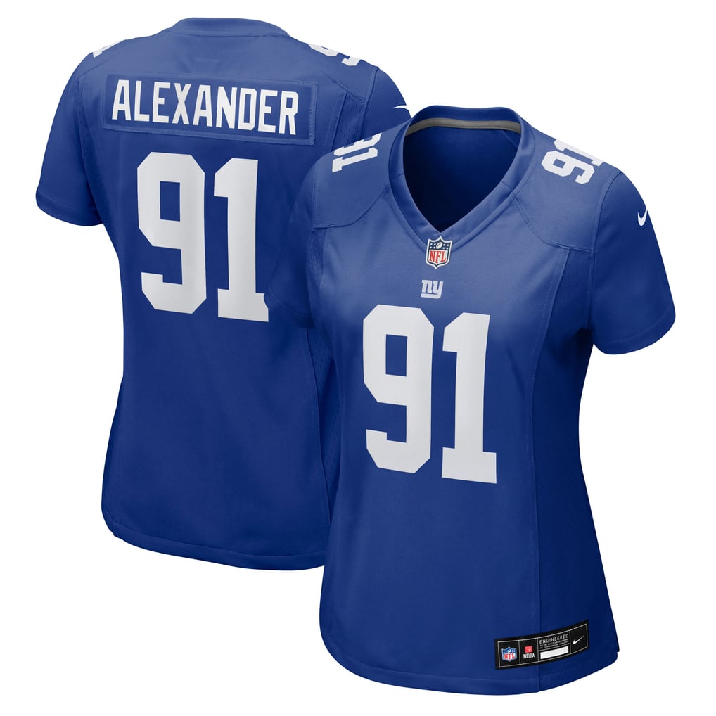 Women's New York Giants Darius Alexander Nike  Royal Team Game Jersey - Image 1