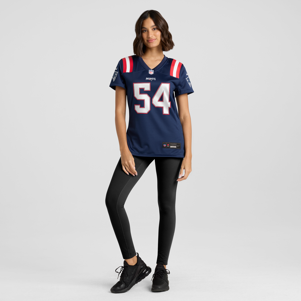 Women's New England Patriots Darius Muasau Nike Navy Team Game Jersey - Image 3