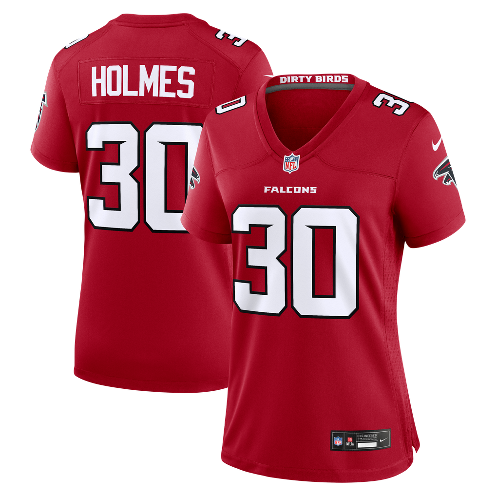 Women's Atlanta Falcons Darnay Holmes Nike Red Team Game Jersey