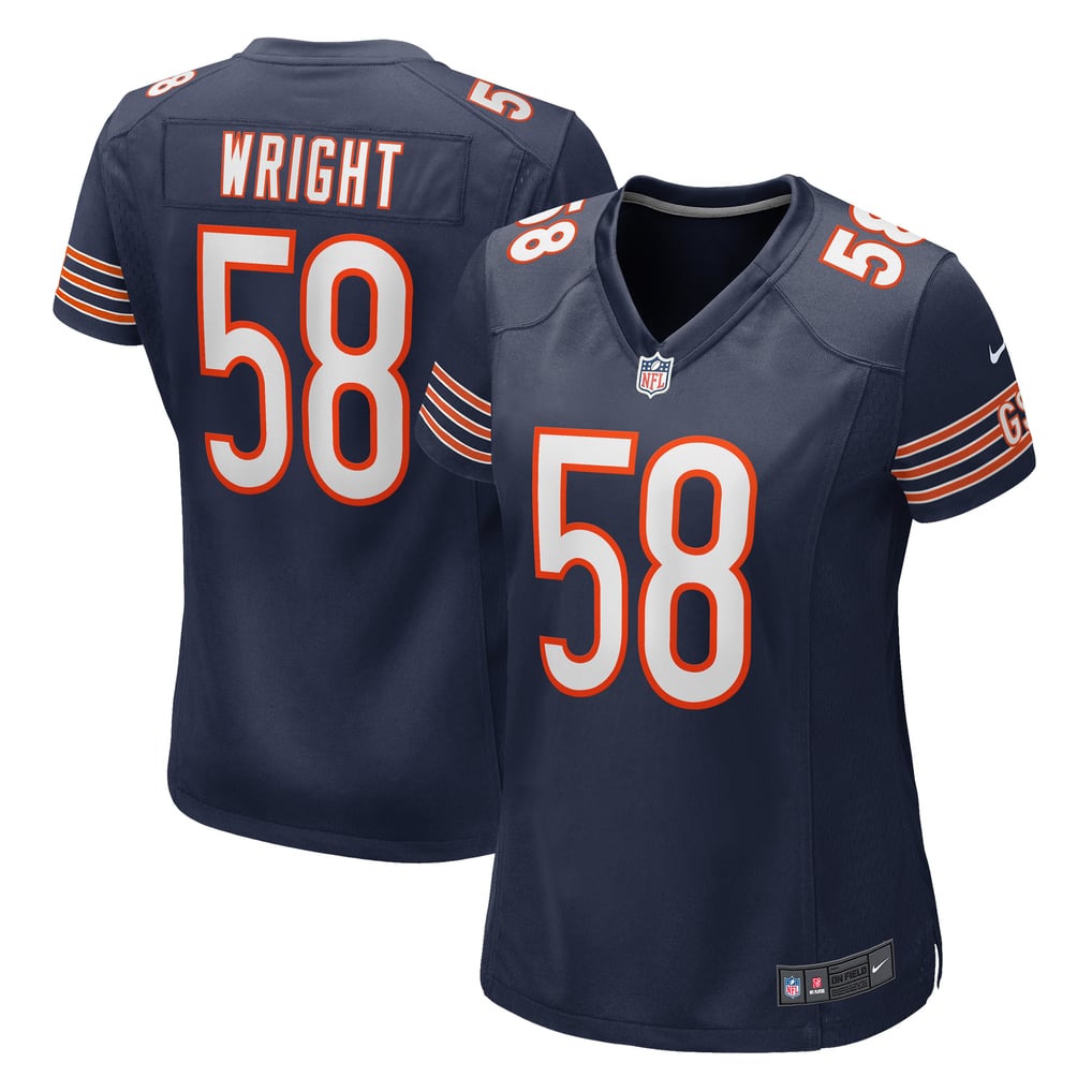 Women's Chicago Bears Darnell Wright Nike Navy Game Jersey - Image 2