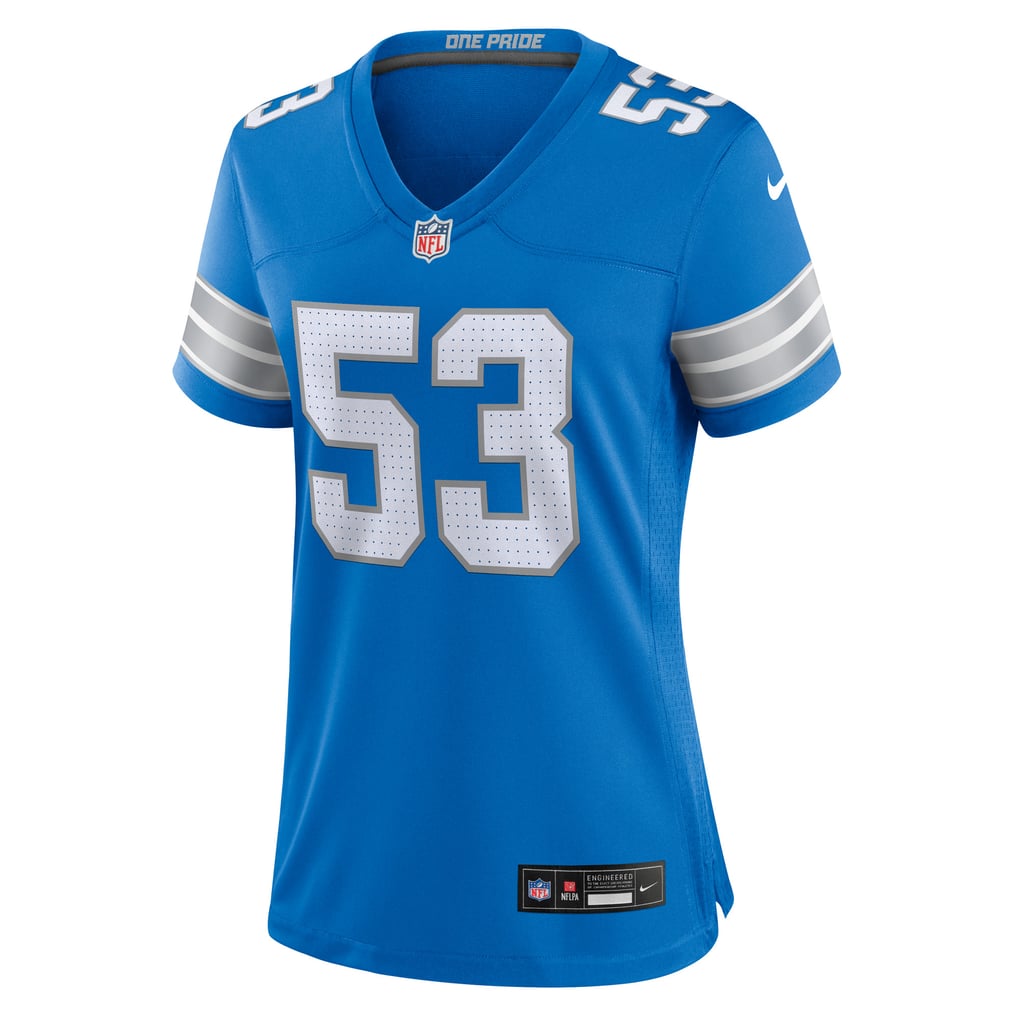 Women's Detroit Lions DaRon Gilbert Nike  Blue Game Jersey - Image 3