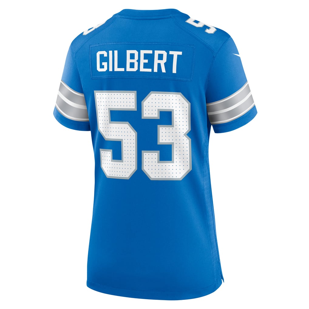 Women's Detroit Lions DaRon Gilbert Nike  Blue Game Jersey - Image 4