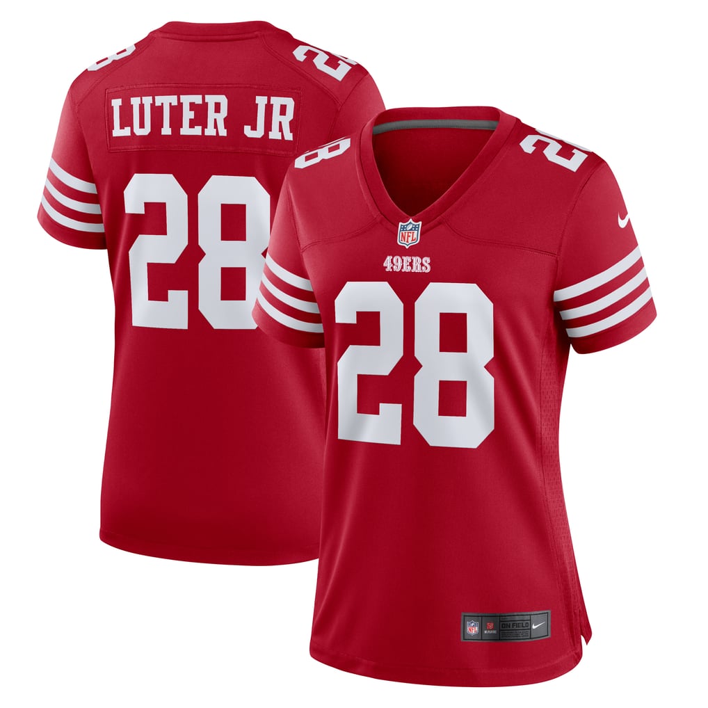Women's San Francisco 49ers Darrell Luter Jr. Nike  Scarlet  Game Jersey - Image 2