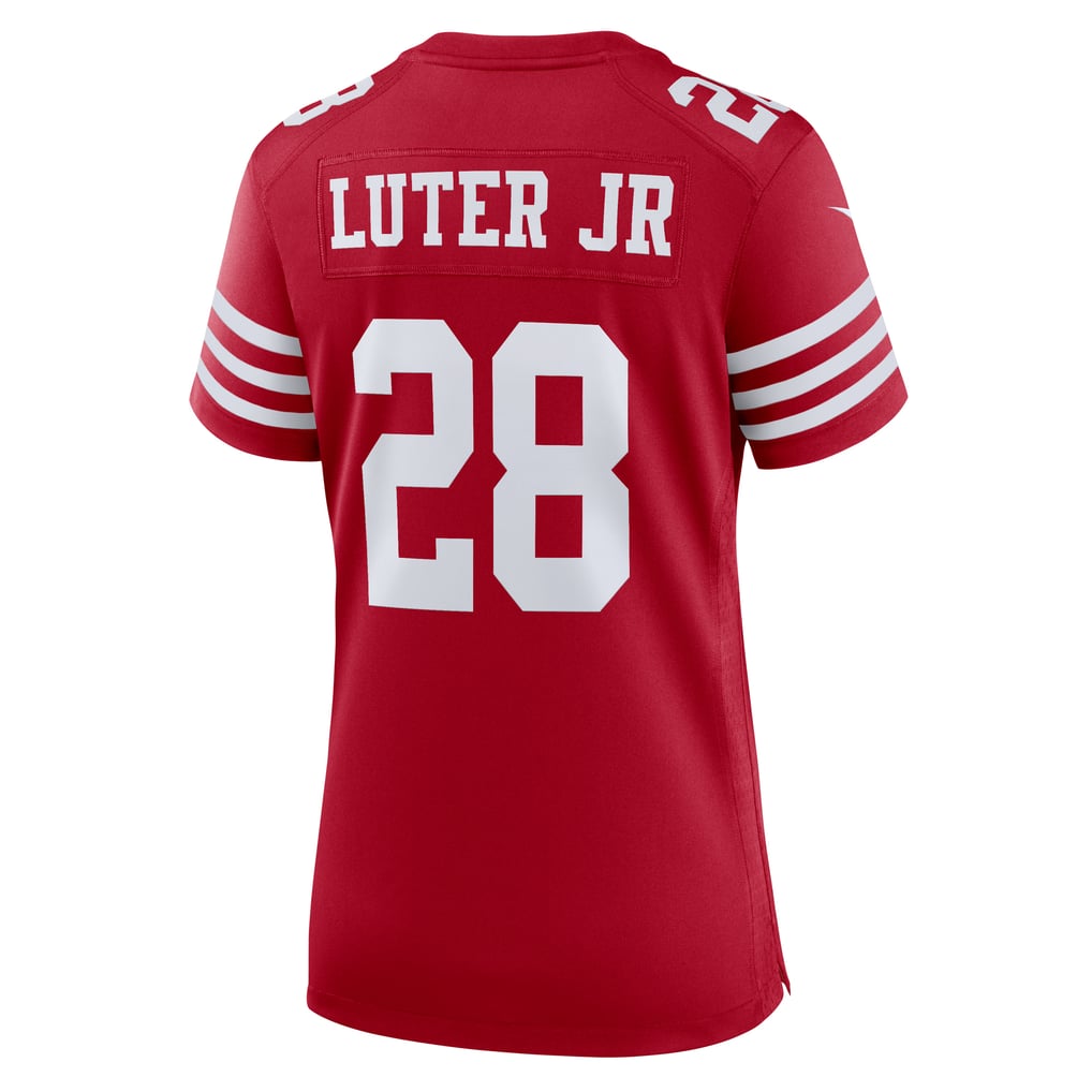 Women's San Francisco 49ers Darrell Luter Jr. Nike  Scarlet  Game Jersey - Image 4