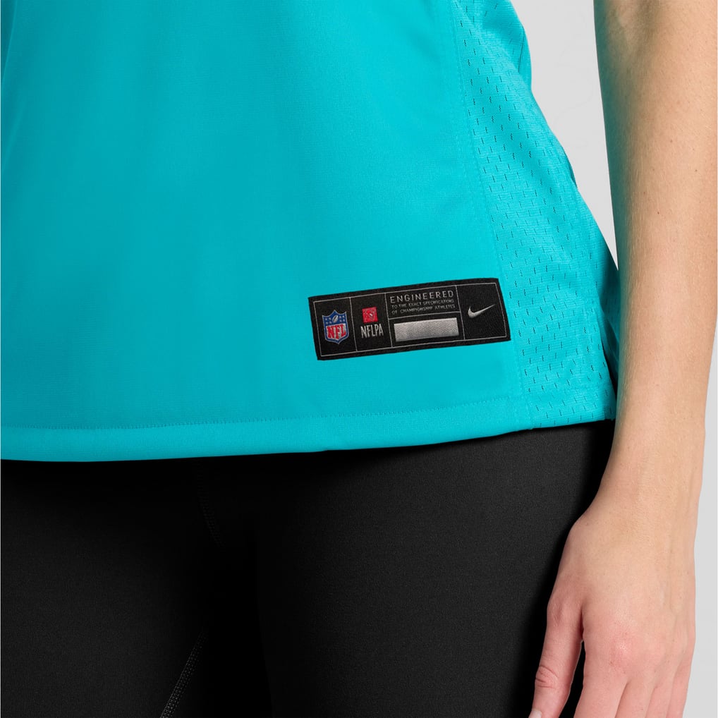 Women's Miami Dolphins Darren Waller Nike  Aqua Team Game Jersey - Image 10