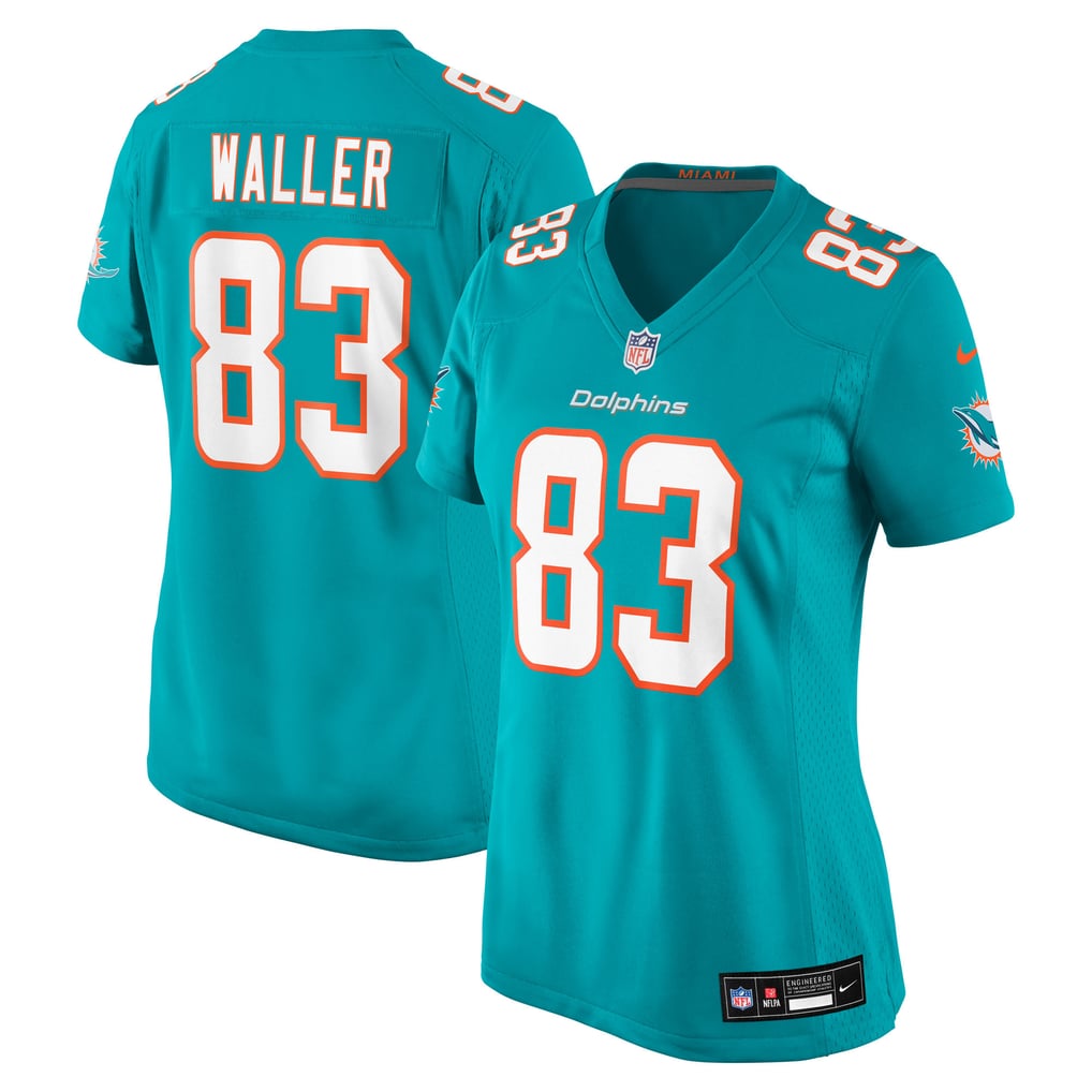 Women's Miami Dolphins Darren Waller Nike  Aqua Team Game Jersey - Image 1