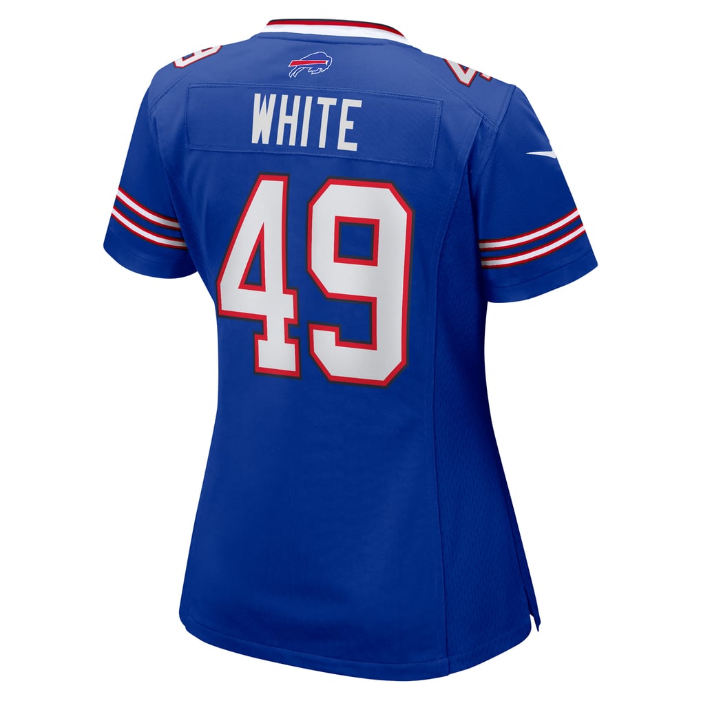Women's Buffalo Bills DaShaun White Nike Royal Team Game Jersey - Image 4