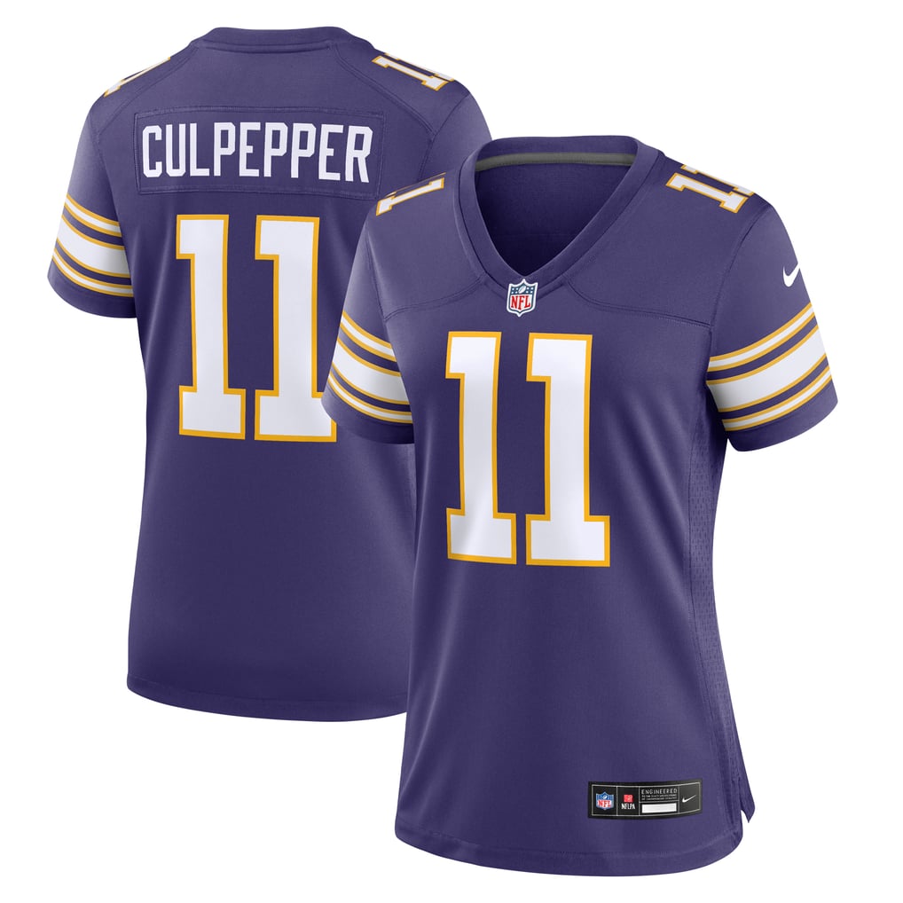 Women's Minnesota Vikings Daunte Culpepper Nike Purple Classic Retired Player Game Jersey - Image 2