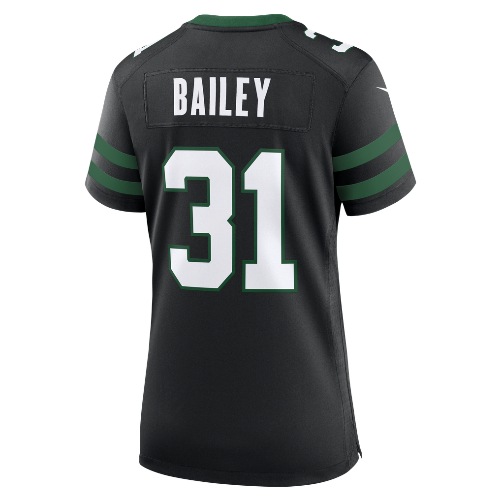 Women's New York Jets David Bailey Nike Legacy Black Alternate Game Jersey - Image 4