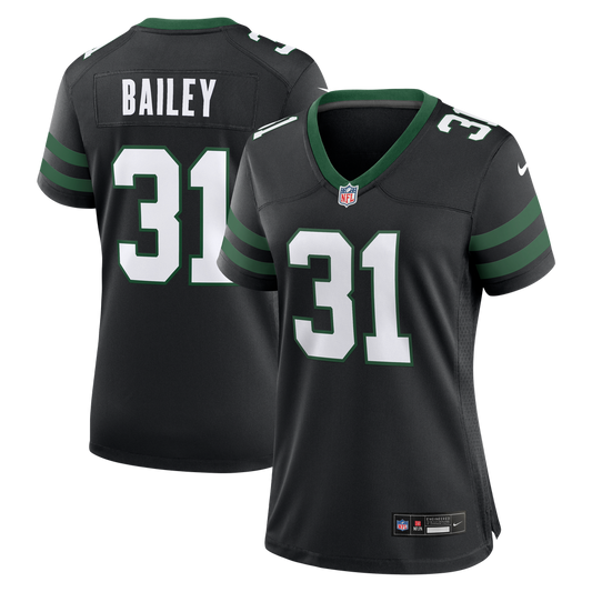 Women's New York Jets David Bailey Nike Legacy Black Alternate Game Jersey - Image 1